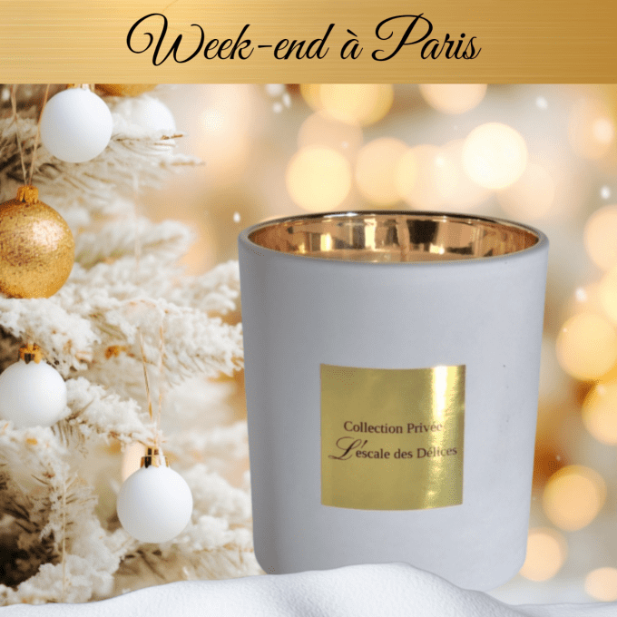 Bougie Week end à Paris 240g - Collection Privée 